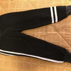 n:PHILANTHROPY black and white matador joggers, size XS